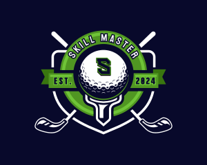 Golf Ball Tournament logo design