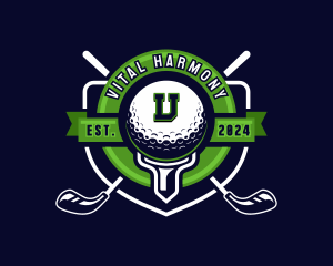 Golf Ball Tournament logo design