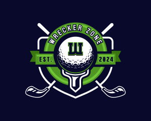 Golf Ball Tournament logo design