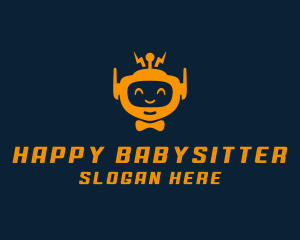 Happy Media Robot  logo design