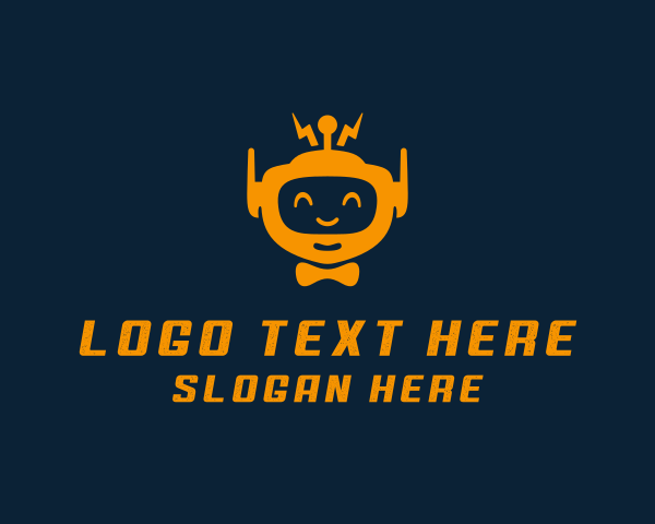 Robot logo example 4