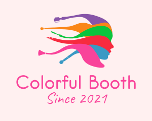 Colorful Female Salon  logo design