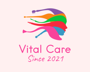 Colorful Female Salon  logo