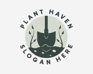 Tree Planting Shovel logo design