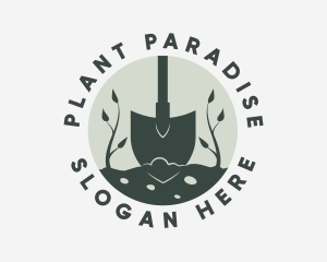 Tree Planting Shovel logo design