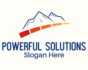 Mountain Power Meter logo design