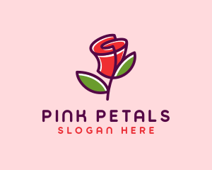 Rose Flower Boutique logo design