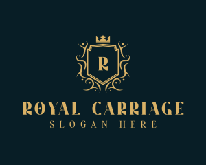 Royal Event Planner Shield logo design