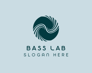 Biotech Science Waves logo design