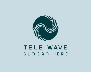 Biotech Science Waves logo design