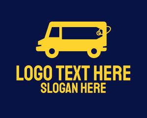 Yellow Van Vehicle logo