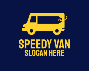 Yellow Van Vehicle logo