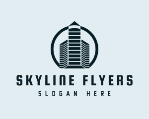 Construction Skyscraper Realty logo design