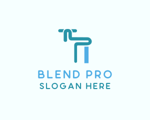 Blue Tap Faucet  logo design