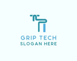 Blue Tap Faucet  logo design