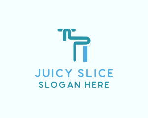 Blue Tap Faucet  logo design