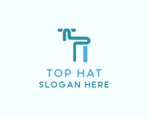 Blue Tap Faucet  logo design