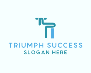 Blue Tap Faucet  logo design