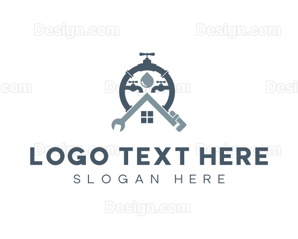 Industrial Home Plumbing Handyman Logo