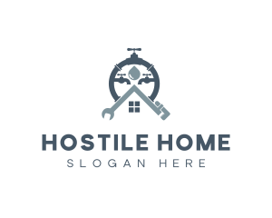 Industrial Home Plumbing Handyman logo design