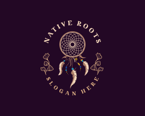 Native Dream Catcher Decoration logo