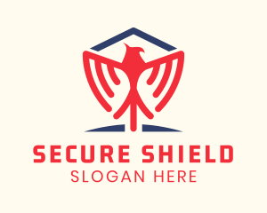 Hawk Shield Security logo design