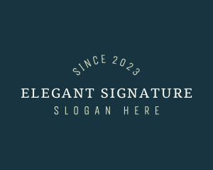 Elegant Luxury Business logo design