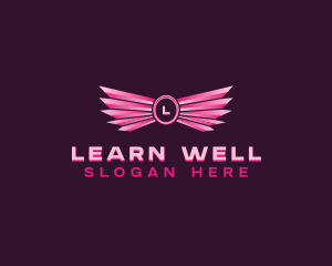 Wings Angelic Wellness logo design