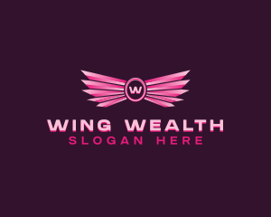 Wings Angelic Wellness logo design