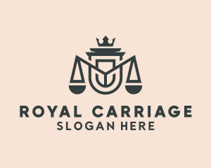 Royal Judicial Crest logo design