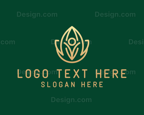 Gold Yoga Studio Logo