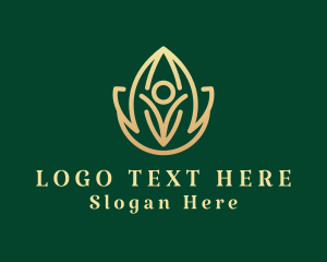 Gold Yoga Studio  Logo