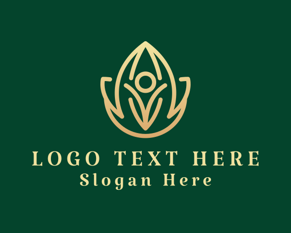 Yoga logo example 1