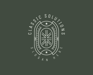 Classic Minimalist Hipster logo design