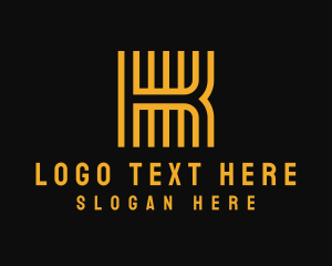 Premium Elegant Letter K logo