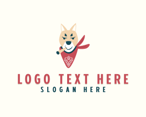 Cigar Hip Hop Dog Logo