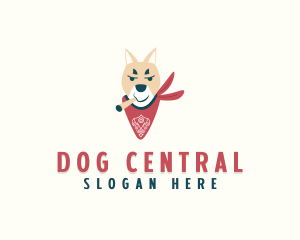 Cigar Hip Hop Dog logo design