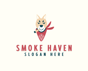 Cigar Hip Hop Dog logo