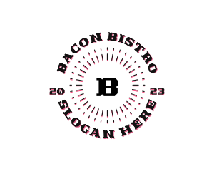 Rustic Hipster Bar Bistro logo design