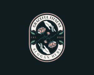 Floral Feminine Hands logo