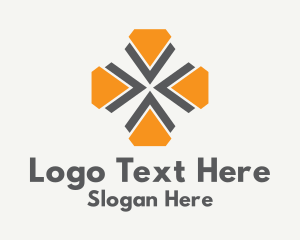 Geometric Flower Icon  Logo