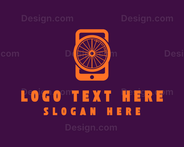 Mobile Phone Wheel Logo