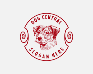 Canine Puppy Dog logo design