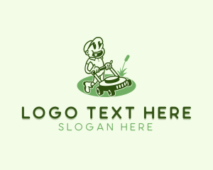 Lawn Mower Gardener logo