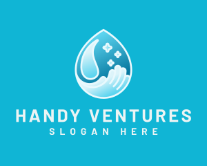 Waterdrop Hand Sanitizer logo