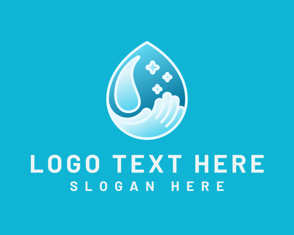 Hand Wash logo example 3