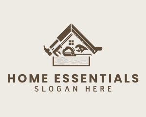 Construction Tools Home logo design