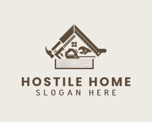 Construction Tools Home logo design