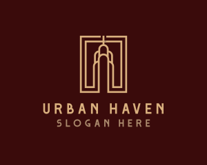 Urban Skyscraper Realtor logo design