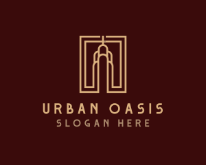 Urban Skyscraper Realtor logo design